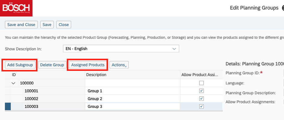 Grouping products by Product Groups in SAP Business ByDesign